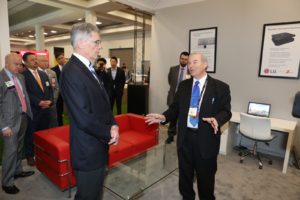 FCC Chairman Tom Wheeler learns more about ATSC 3.0 at the NAB show in April