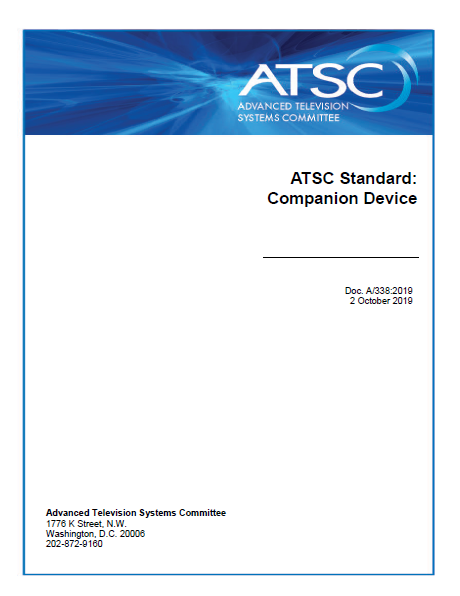 A/338:2019, “Companion Device”